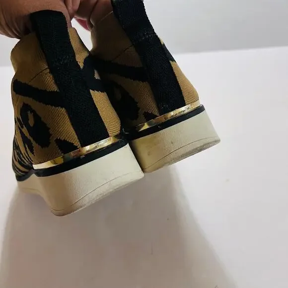 Louise Et Cie Breyson Leopard Print Ankle Pull On Sneaker Size 8.5 - Picture 4 of 8